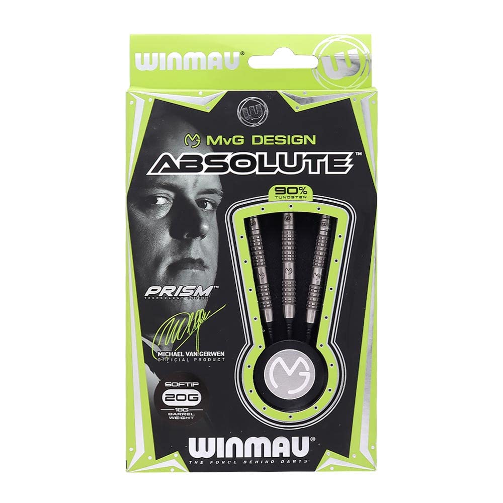 Amazon | Winmau ウィンモウ MvG Absolute アブソリュート 2BA 20g